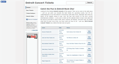 Desktop Screenshot of detroitconcerts.org